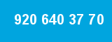 920 640 37 70